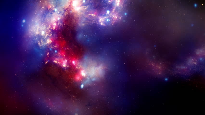 Pink purple and blue sky in space | Shutterstock HD Video #1005612154