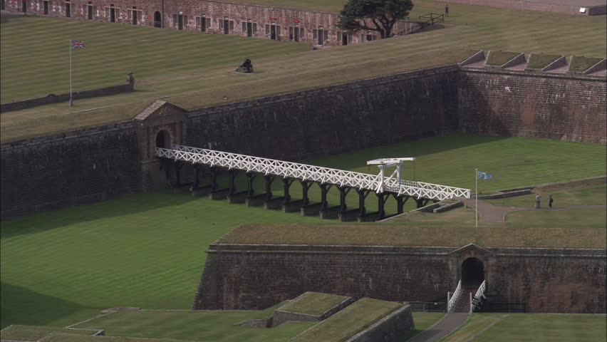 AERIAL United Kingdom-Fort George 2005: Fort George - 18th century fortifications
