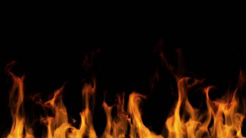 Panorama Fire Flames On Black Background Stock Photo 1589152549 ...