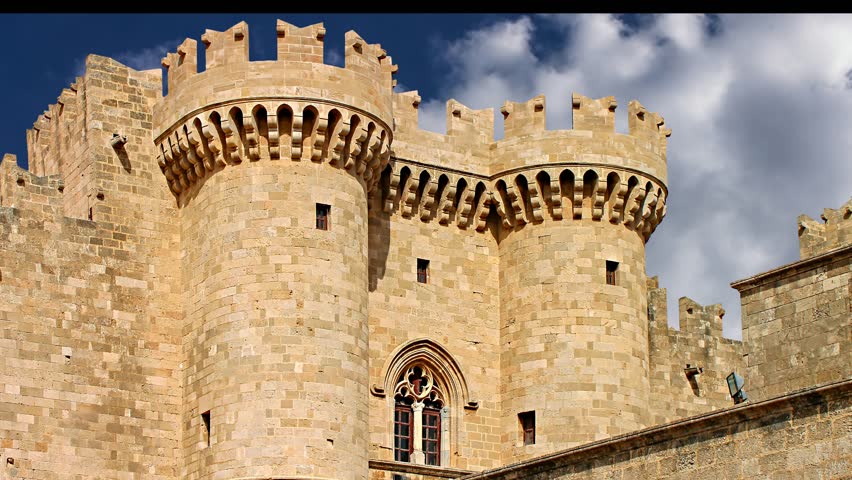Palace of the Grand Master of the Knights in Rhodes, Greece 