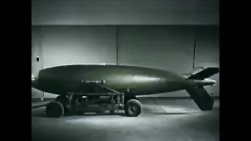 CIRCA 1953 - The Mark VII atomic bomb is shown.