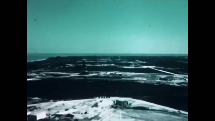 CIRCA 1957\xD1A missile is prepared for launch at Cape Canaveral, and various shots of a missile on a launch pad.