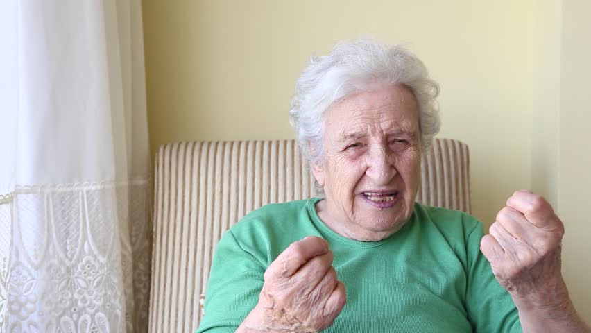 Senior woman explaining something to camera
 | Shutterstock HD Video #1006648675