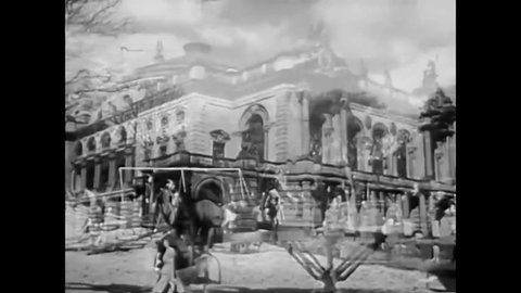 CIRCA 1949 - Viewers are shown Sao Paulo's opera house, the Theatro Municipal, as well as a movie theater.