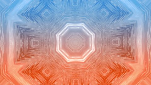 Psychedelic visual background. Kaleidoscopic mandalas. 4K