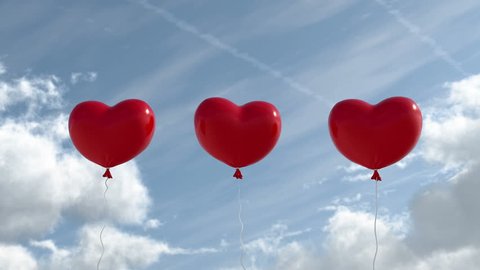 3d Animation Of Heart Shaped Balloons Stock Footage Video 100 Royalty Free 6273 Shutterstock