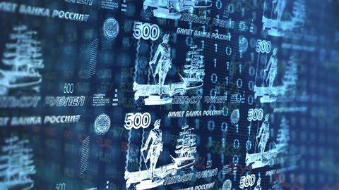 Digital Conversion of 500 Russian Rubles into Digital E-commerce or Cryptocurrency 