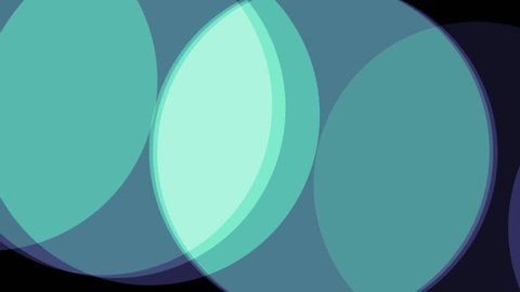 circles soft pastel green colors shape abstract background animation New quality retro vintage universal motion dynamic animated colorful joyful dance music video footage loop