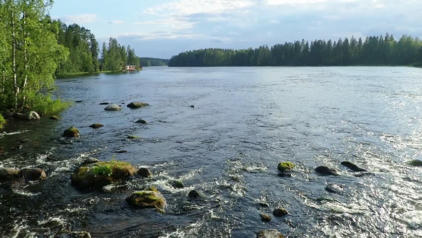  Siikakoski rapid river landscape in Konnevesi, Finland image - Free ...