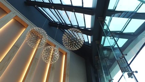 Luxury Apartment Interior. Track shot of a luxury apartment interior : vidéo de stock éditoriale
