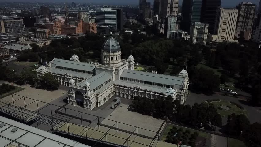 Melbourne Museum, Australia (aerial view) 