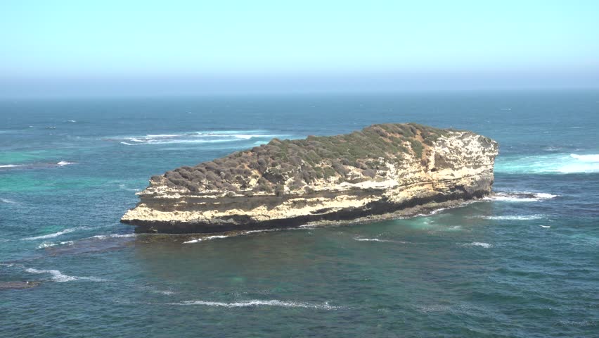 Beautiful coast along Great Ocean Road, Victoria, Australia. Natural landscape view, some famous including Twelve Apostles, Loch Ard, Razorback, arch, London Bridge, Grotto. 4k