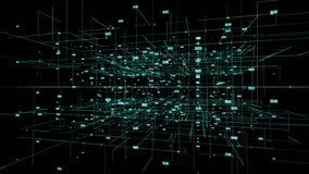 Big data visualization. Machine learning algorithms. Analysis of information. Visual data infographics design. Science and technology motion background. Available in 4K FullHD video render footage - Powered by Shutterstock - Get 15% off with code: PIKWIZARD15