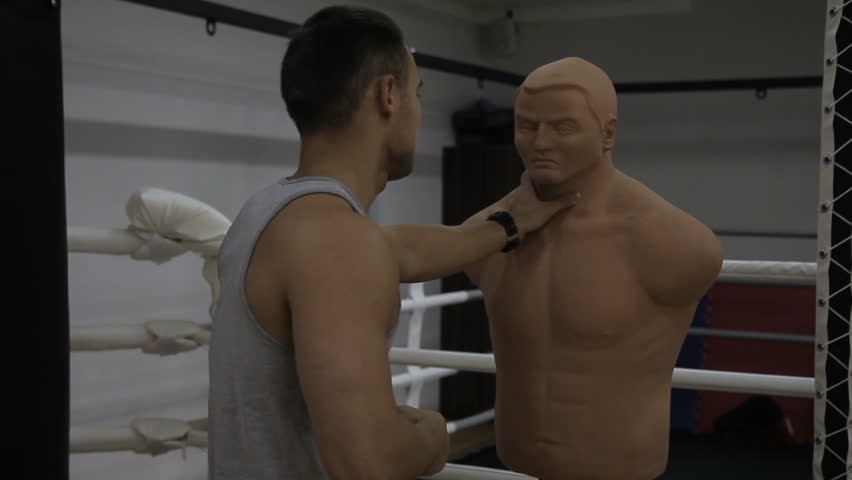 rubber man punching bag