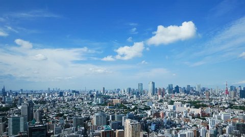 Tokyo landscape · time lapse · July