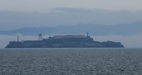 Alcatraz Island in San Francisco 4K
