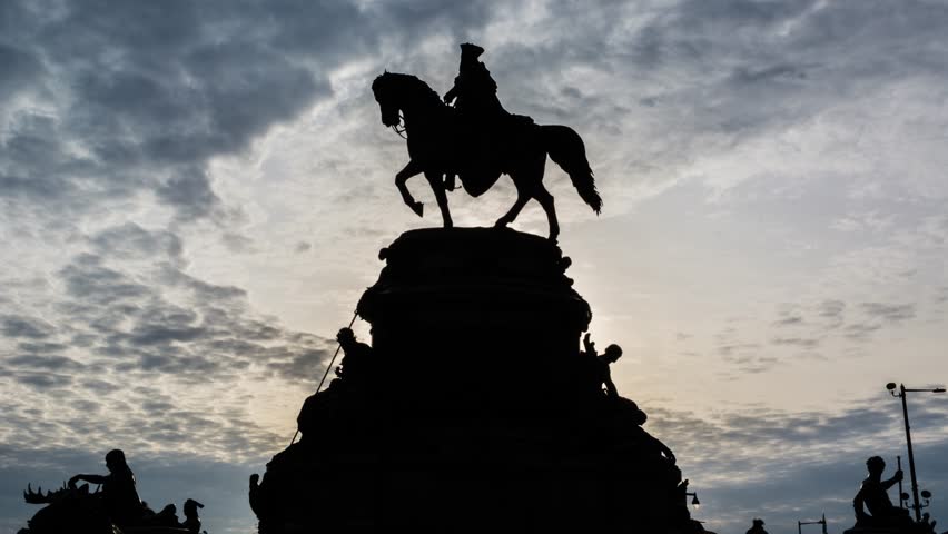 Washington Monument, Silhouette, Philadelphia, Timelapse Video