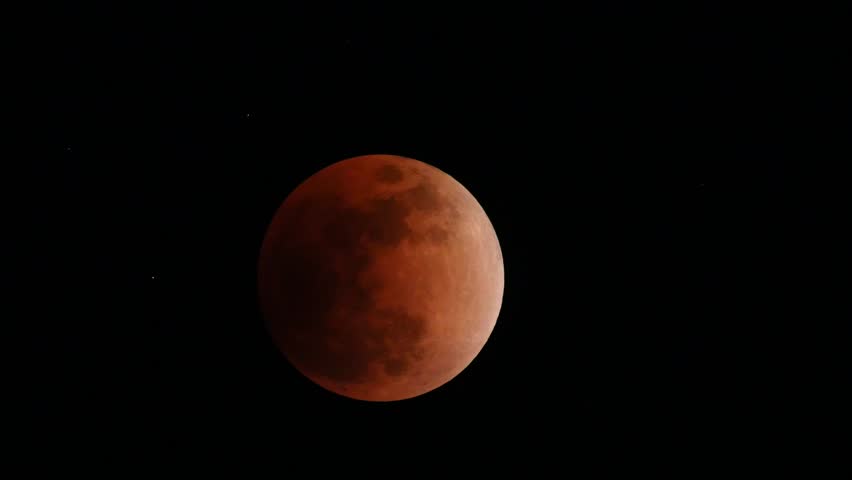 Tokyo Japan January 31 18 Total Lunar Stock Footage Video 100 Royalty Free Shutterstock