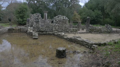 アルバニア ブトリント 古代町ブスロトゥムの遺跡 の動画素材 ロイヤリティフリー Shutterstock