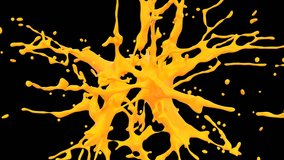 splash orange juice or paint. png alpha - Powered by Shutterstock - Get 15% off with code: PIKWIZARD15