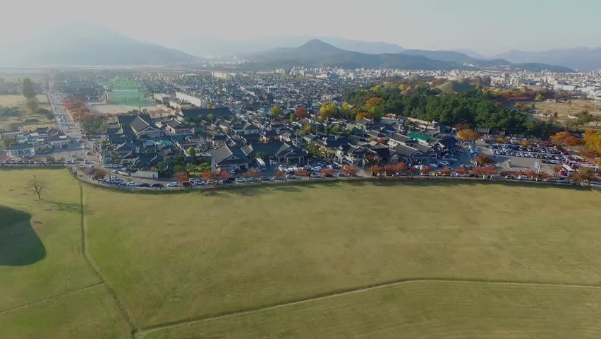 Gyeongju was the capital of the Silla Kingdom for thousand years. Gyeongju, South Korea, Asia when Nov-06-2017