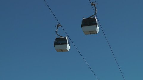Cable car in Lisbon Portugal