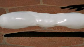 White Long Balloon Deforms Slow Motion 2000fps - Powered by Shutterstock - Get 15% off with code: PIKWIZARD15