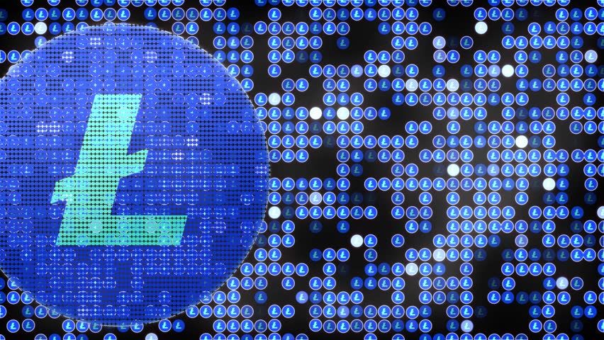 Litecoin cryptocurrency bakcground Bitcoin, 