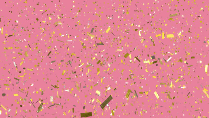 gold confetti on pink background falls: Stockvideók (100%-ban jogdíjmentes)...