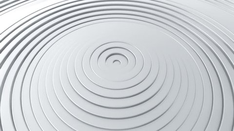 Abstract background with waving surface in motion. Animation of seamless loop.