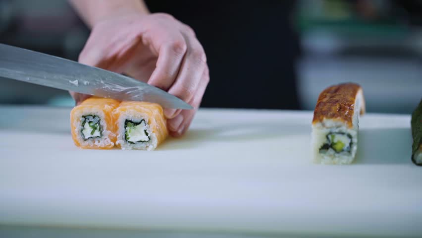 Cut the roll. Cut the roll