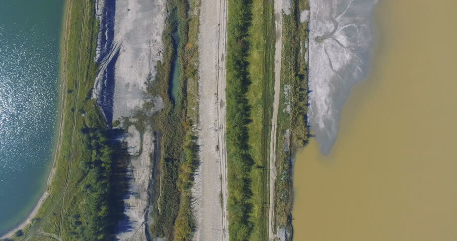 Aerial shooting landscape of the lake forest amazing colors view blue sky drone panoramic view forest helicopter panorama water summer nature air bird clouds prevention factory landing