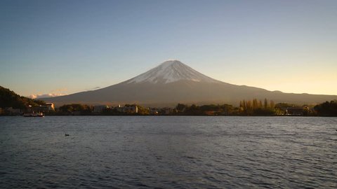 Mount Fuji , Japan - Lake Kawaguchiko is one of the best places in Japan to enjoy Mount Fuji scenery near Tokyo.