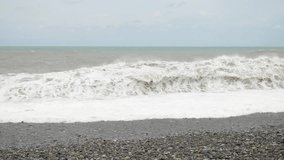 High waves of the Black sea - Batumi, Georgia