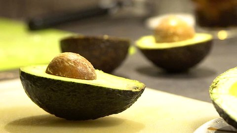 Half of a avocado 