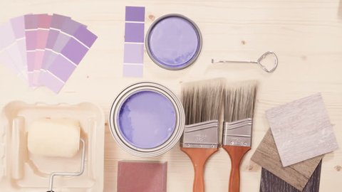 Paint Swatches With Purple Paint Video De Stock Totalmente Libre De Regalias 1007236630 Shutterstock