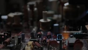 chips and radio components burn and melt - Powered by Shutterstock - Get 15% off with code: PIKWIZARD15