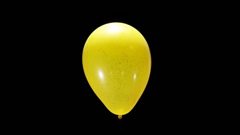 Balloon pop / glitter explosion in slow motion / 3 different shots 
