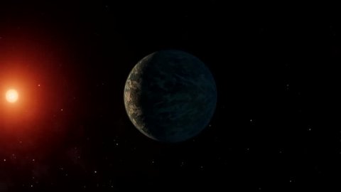 Imagining Earth-sized planet. An planet at the distance about 40 light-years away.
Elements of this image furnished by NASA
