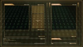 Digital Futuristic Science Fiction Profile Interface - Corner Pin - Powered by Shutterstock - Get 15% off with code: PIKWIZARD15