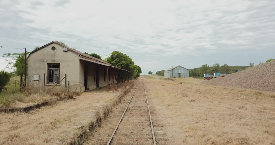 Aerial - Old train station