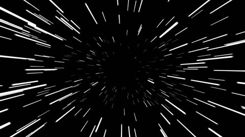Jump into hyperspace, 3d animation