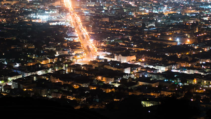 San Francisco Skyline from Twin Peaks Time Lapse