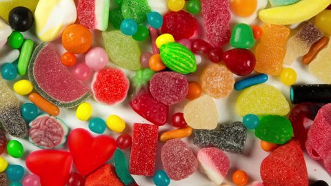 a large mix of sweets and candy pick n mix