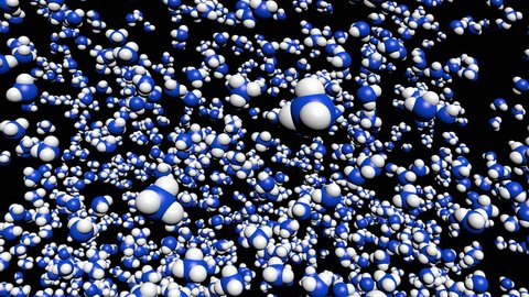 Image of molecular motion - ammonia