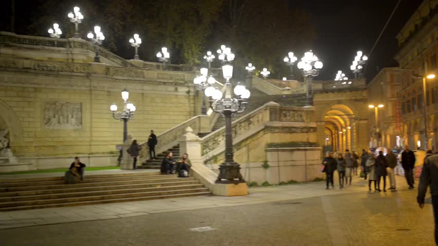 Bologna, Emilia-Romagna Region, Northern Italy: Rocca Galliera on Piazza XX Settembre near Park Montagnola.