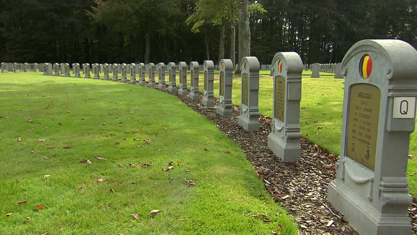 World War I Cemetery in Houthulst, Belgium
