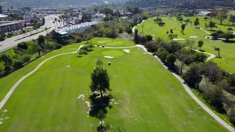 San Diego Admiral Baker Golf Course Stock Footage Video (100% Royalty
