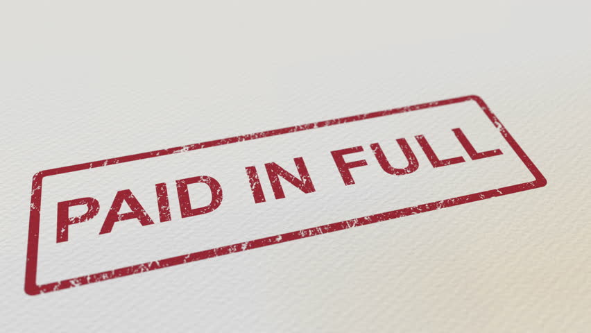 Put paid to. Футаж штамп 100 баллов.