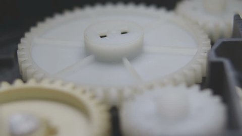Operation of a gearwheel in the unit of the printer (macro)